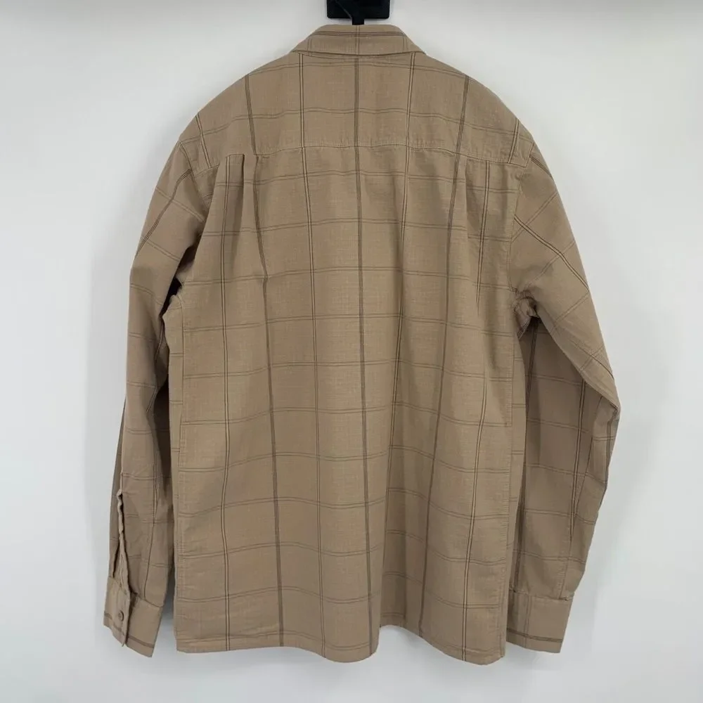 The North Face Men's Shirt Long Sleeve Button Up Chest Pockets‎ Size M